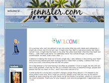Tablet Screenshot of jennster.com